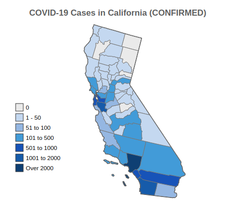 COVID-19 Cases in California