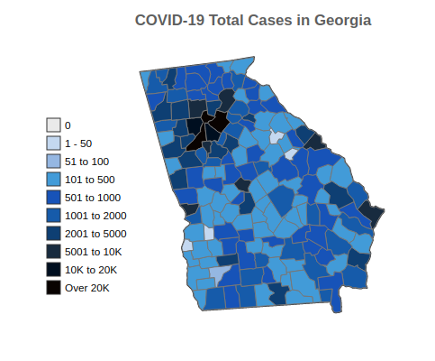 COVID-19 Cases in Georgia