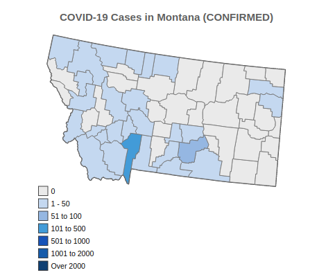 COVID-19 Cases in Montana