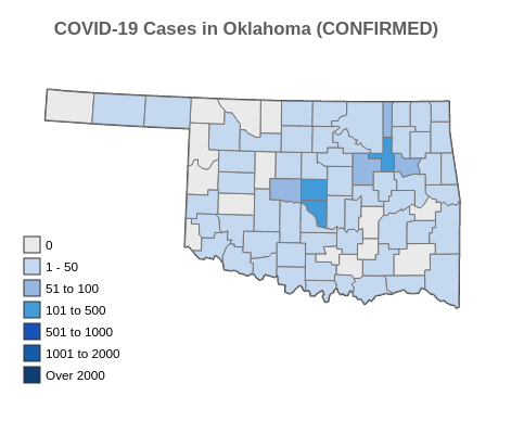 COVID-19 Cases in Oklahoma